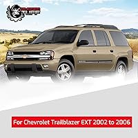 Vista 7 de Conjunto de vidrio para espejo lateral del pasajero con placa trasera de plástico (no calentada) compatible con Chevy Trailblazer, GMC Envoy, Buick