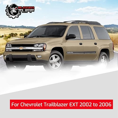 Miniatura 7 de Conjunto de vidrio para espejo lateral del pasajero con placa trasera de plástico (no calentada) compatible con Chevy Trailblazer, GMC Envoy, Buick
