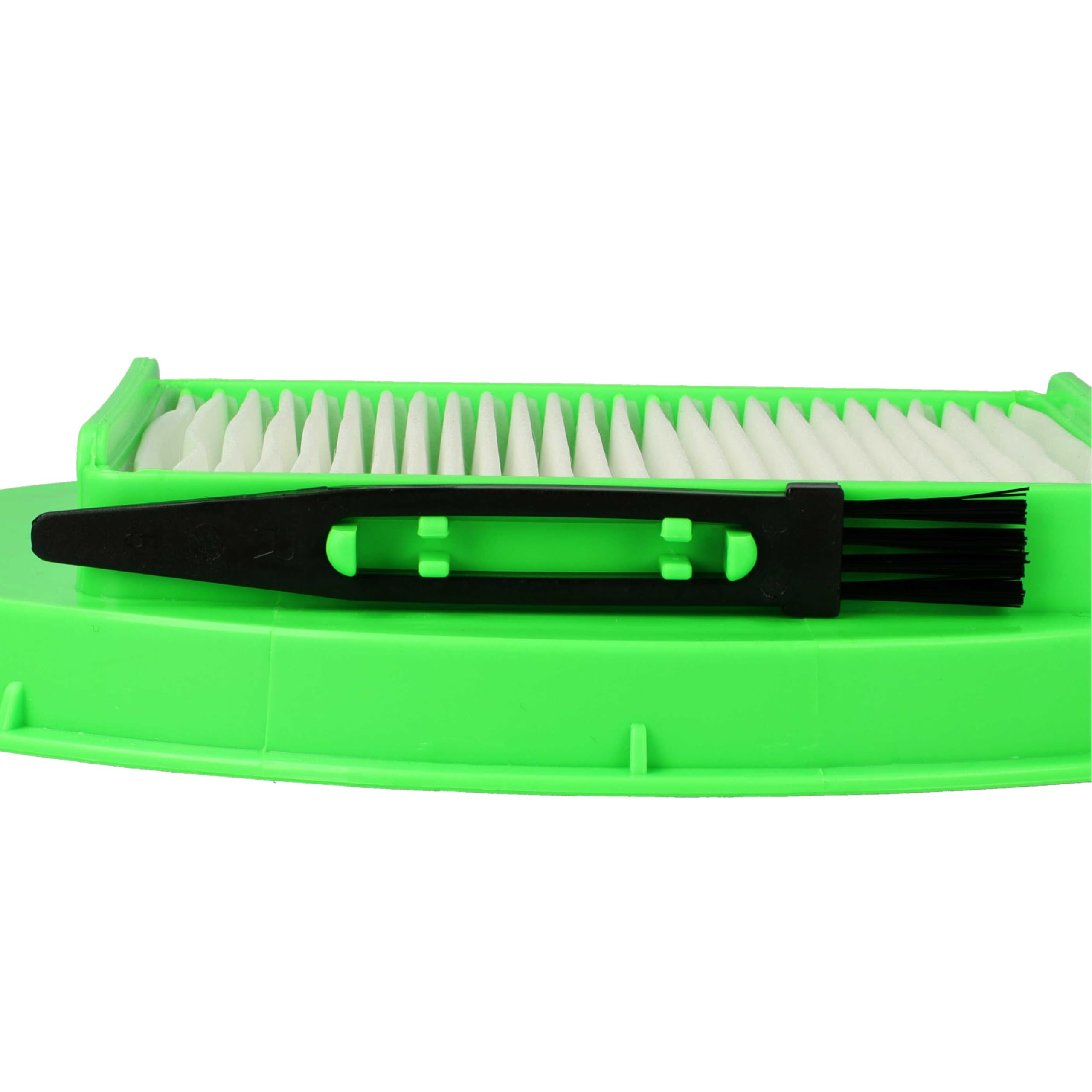 Vhbw Kit Filtri E Spazzola 4 Pezzi Compatibile Con Rowenta City Space Cyclonic RO2529 RO2543 - 4