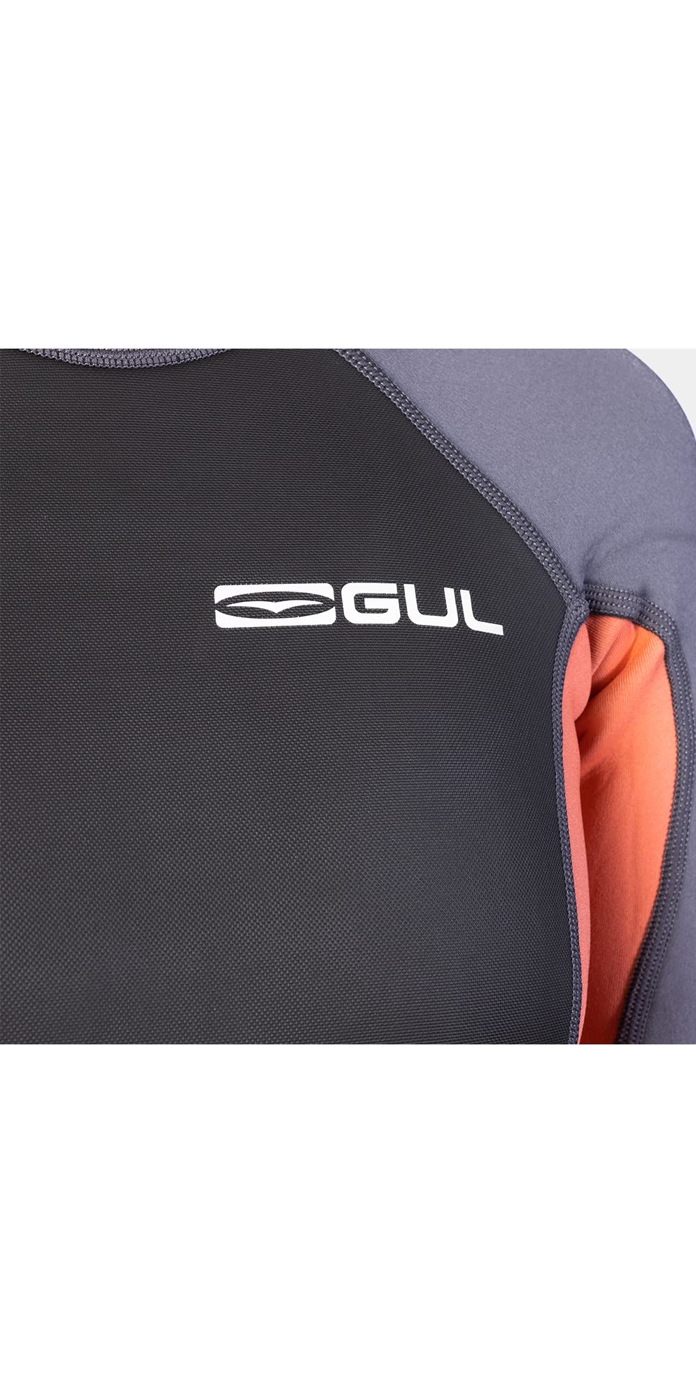 GUL Women's Response 3/2 mm Back Zip Shorty Wetsuit - Coral Grey - Easy Stretch
