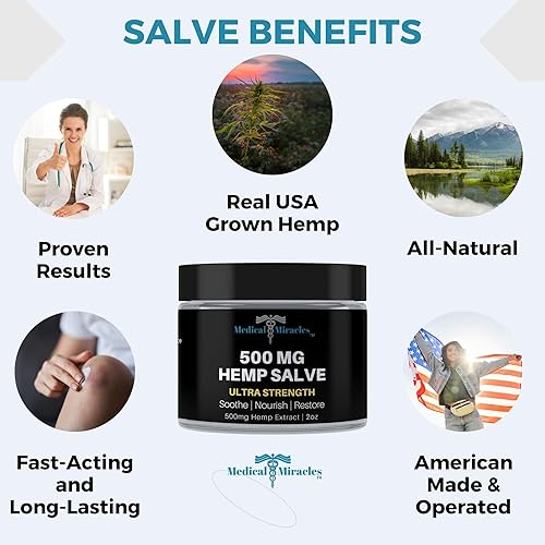 Miniatura 3 de Medical Miracles 500 mg Ultra Healing Hemp Salve