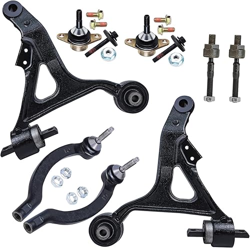 Miniatura 21 de Detroit Axle - Kit de suspensión frontal de 8 piezas para Chevy Aveo Aveo5 Pontiac G3 Wave Wave5 Suzuki Swift+ 2 brazos de control inferiores con