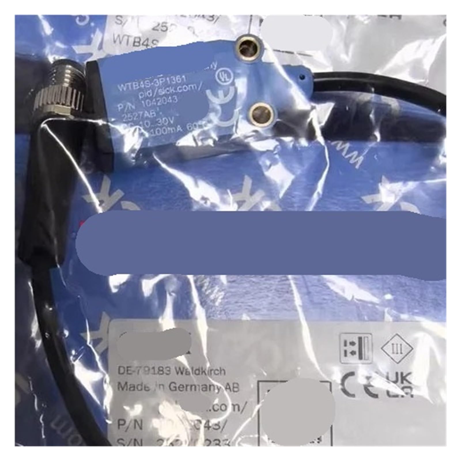 Capteur optique WTB4S-3P1361 pour automatisme et tri industriel
