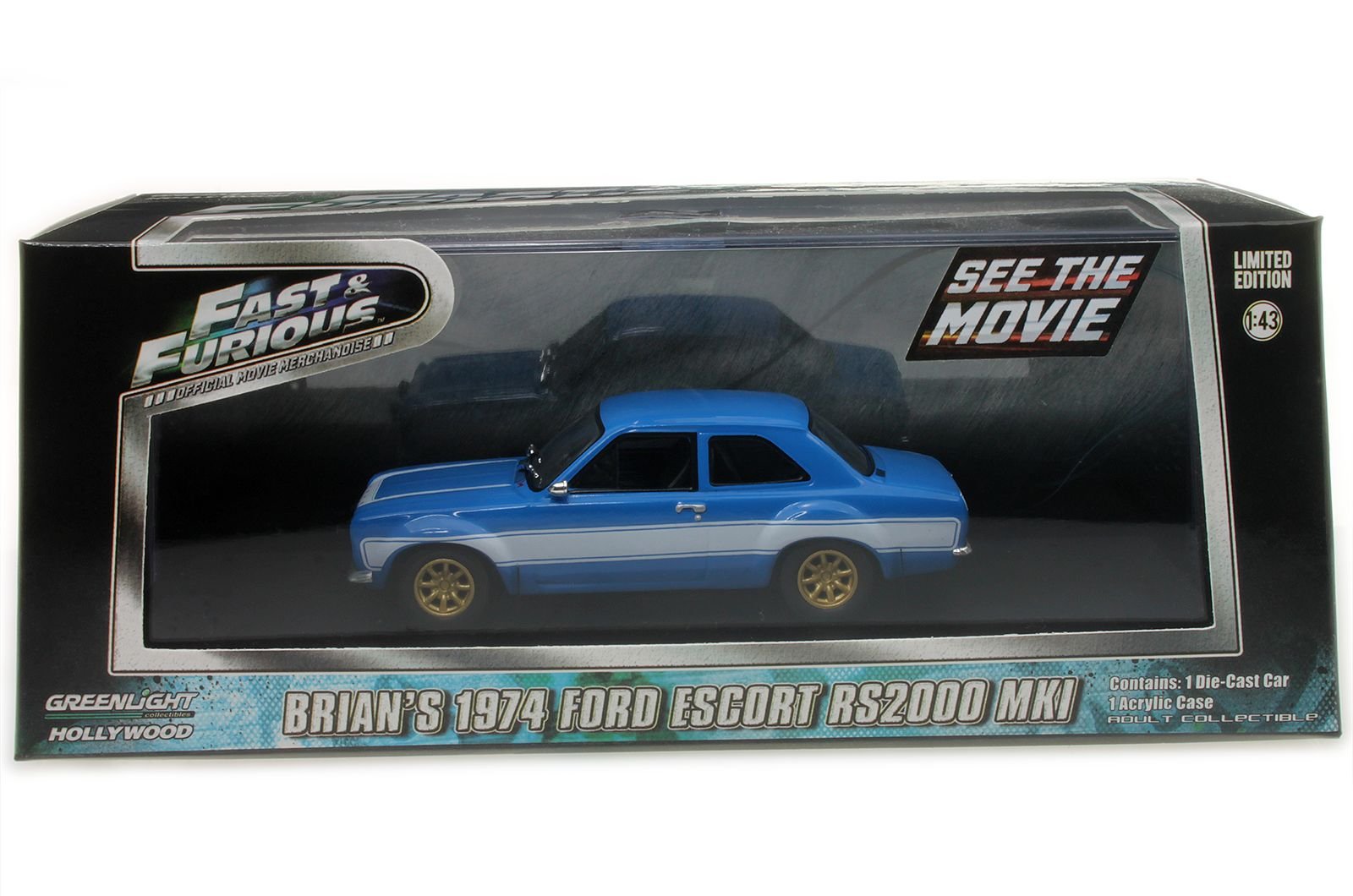 ファスト＆フューリアス 1974 フォードエスコート RS2000 MKI 1:18 Brian's 1974 Ford Escort RS2000 MKI Fast & The Furious MK1