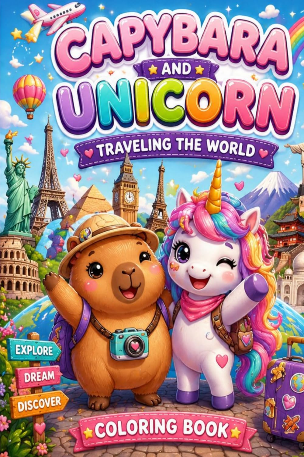 Capybaras & Unicorns: A Magical World Trip