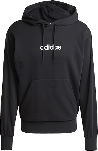 adidas Men's ESSENTIALS LINEAR FRENCH TERRY HOODIE