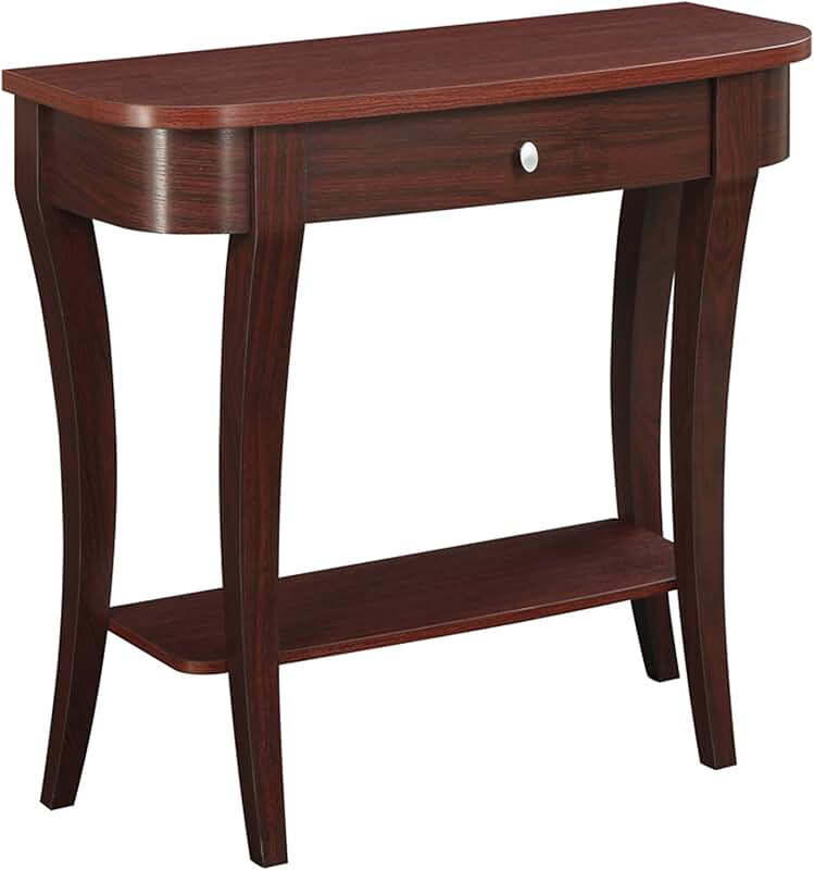 mahogany console table