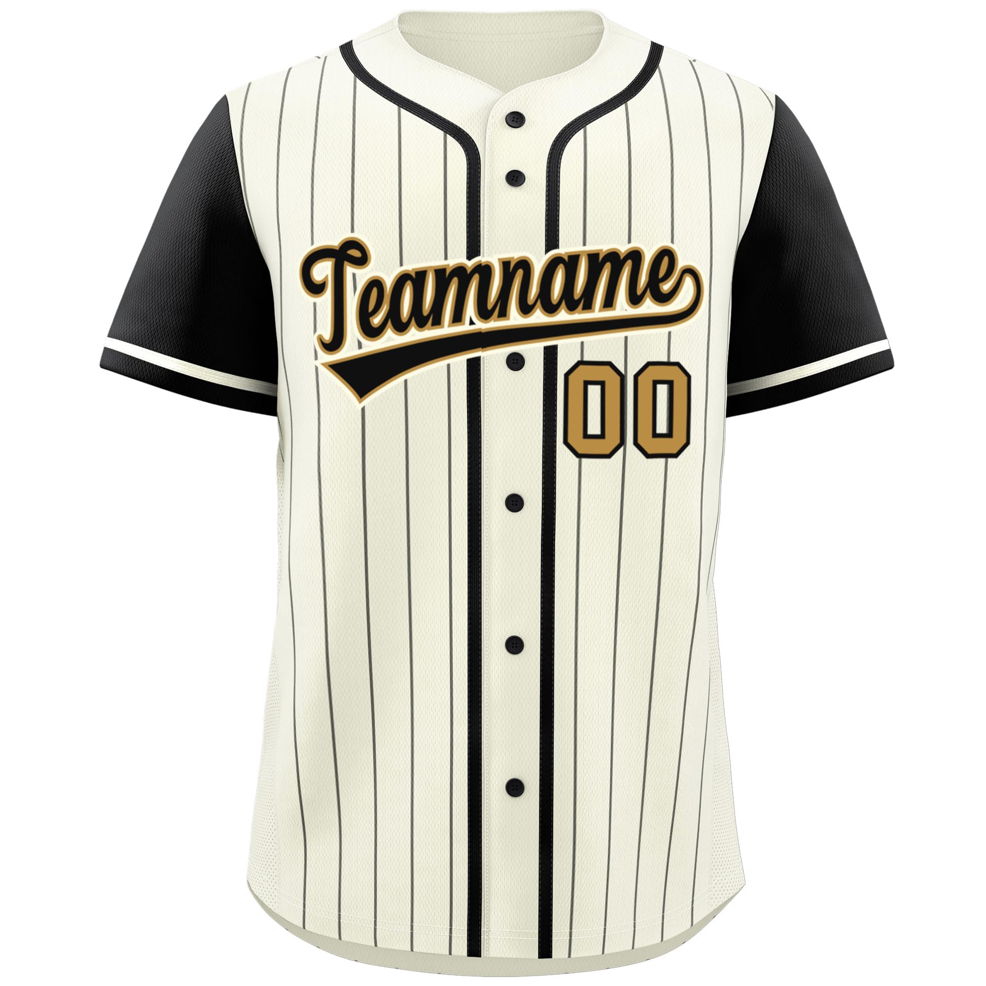 KXK Custom Pinstripe Baseball Jersey Button Down Shirt Personalized Sports Uniform for Men Women Youth