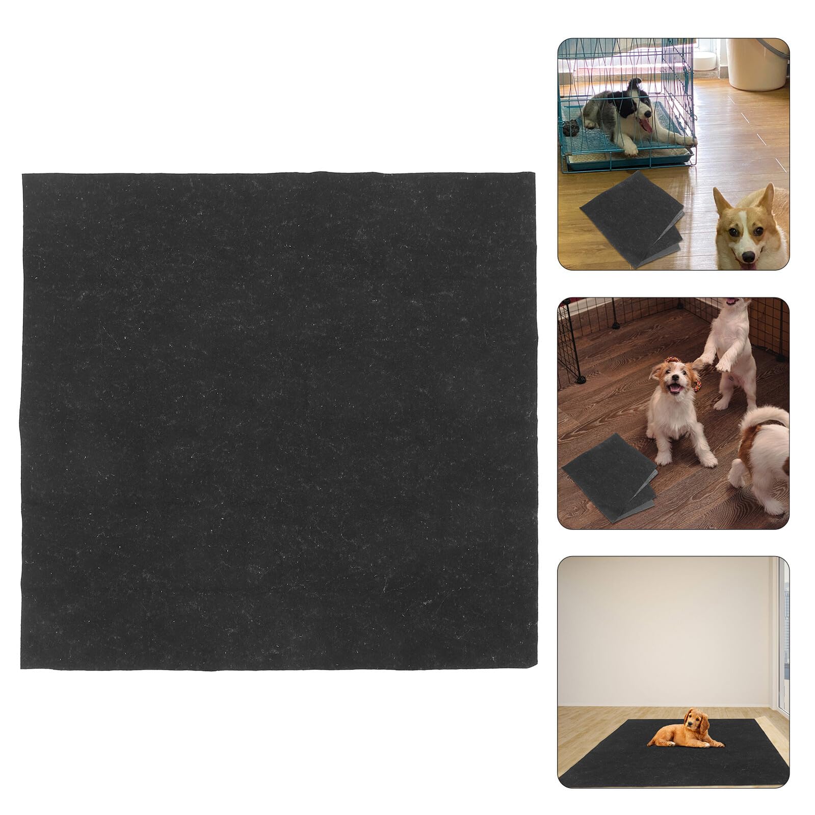 TOYANDONA Almohadilla para Orina de Perro Lavable y Reutilizable de Fieltro para Entrenamiento en Casa y Jaula, Promueve Buenos Hábitos y Absorción
