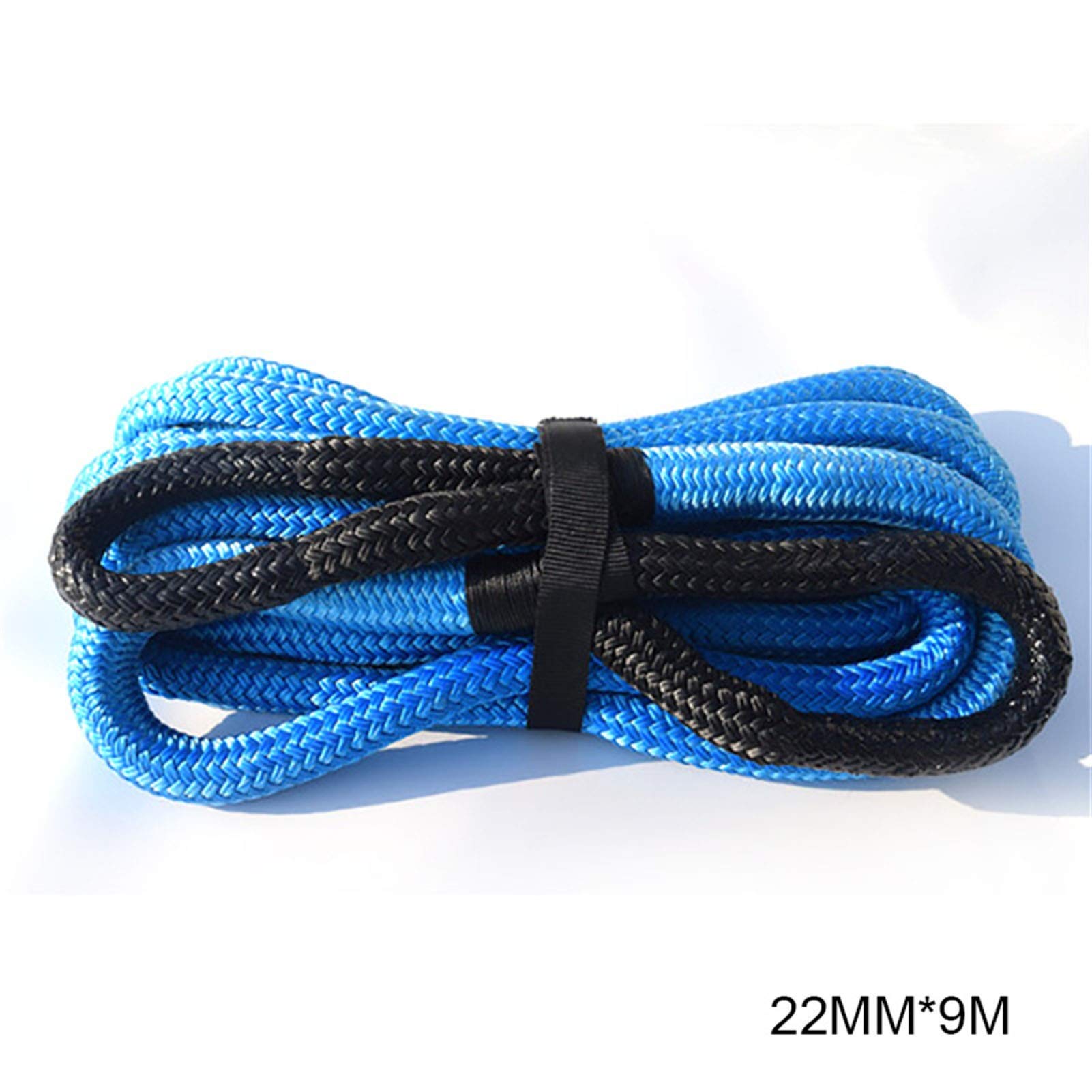Cuerda del Cabrestante, Cuerda cinética, de recuperación, energía nylon trenzada doble | 19mm 9m orange