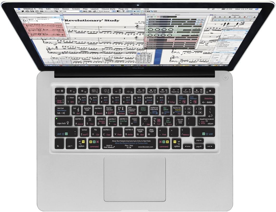 Y Sibelius Keyboard Cover for MacBook (SIB-M-CC-2)