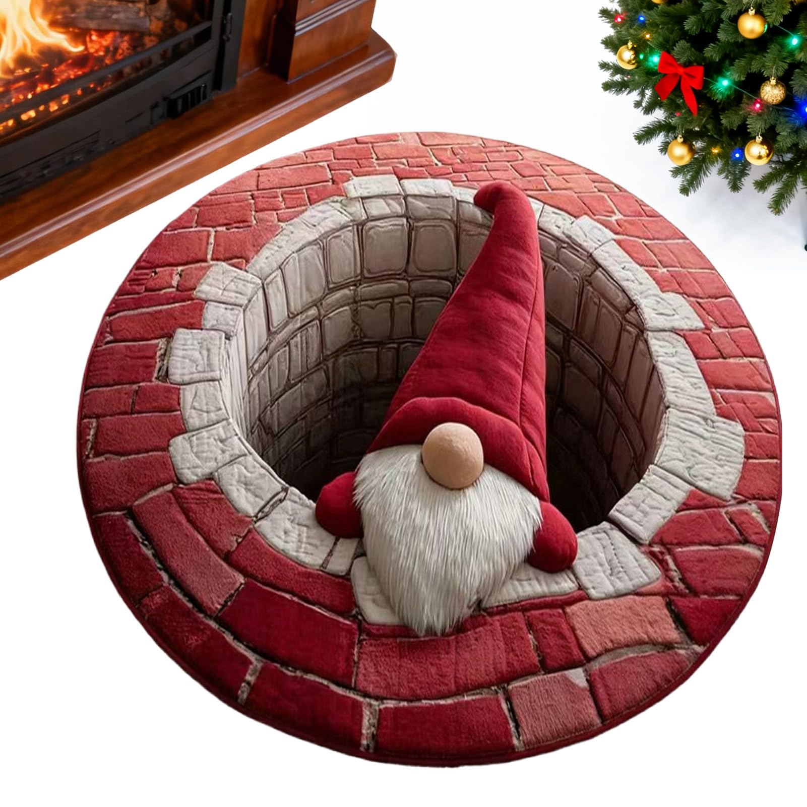 Tapis de Noël pour entrée de maison créant une ambiance de fête