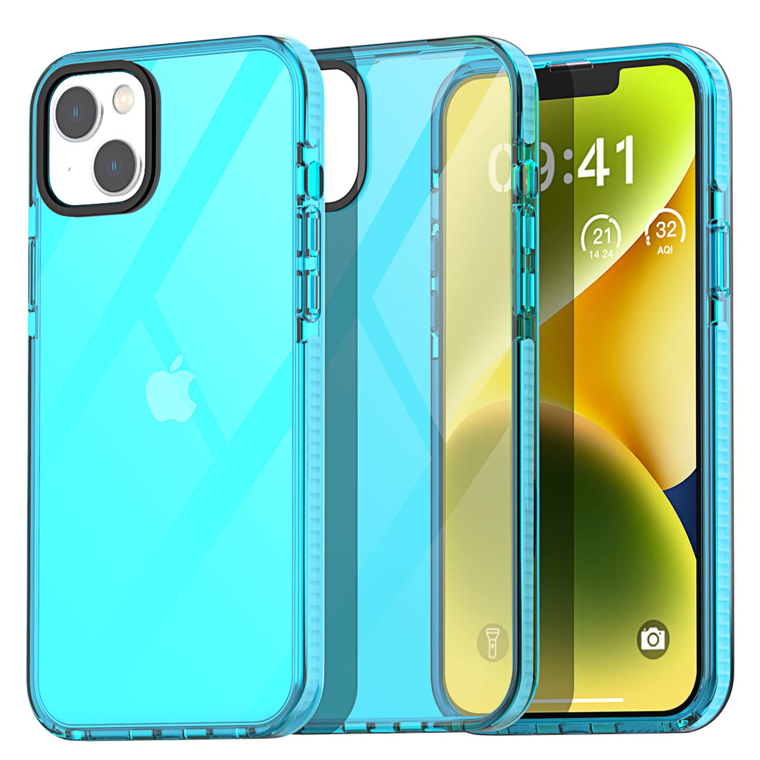 Amazon.com: AICase Neon Blue Case Compatible with iPhone 13