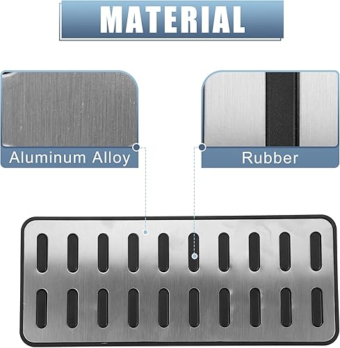 Miniatura 6 de X AUTOHAUX Cubierta del pedal del reposapies del vehículo Accesorios para automóviles Repalcemnt para Hyundai Elantra 1992-2022 tono plateado