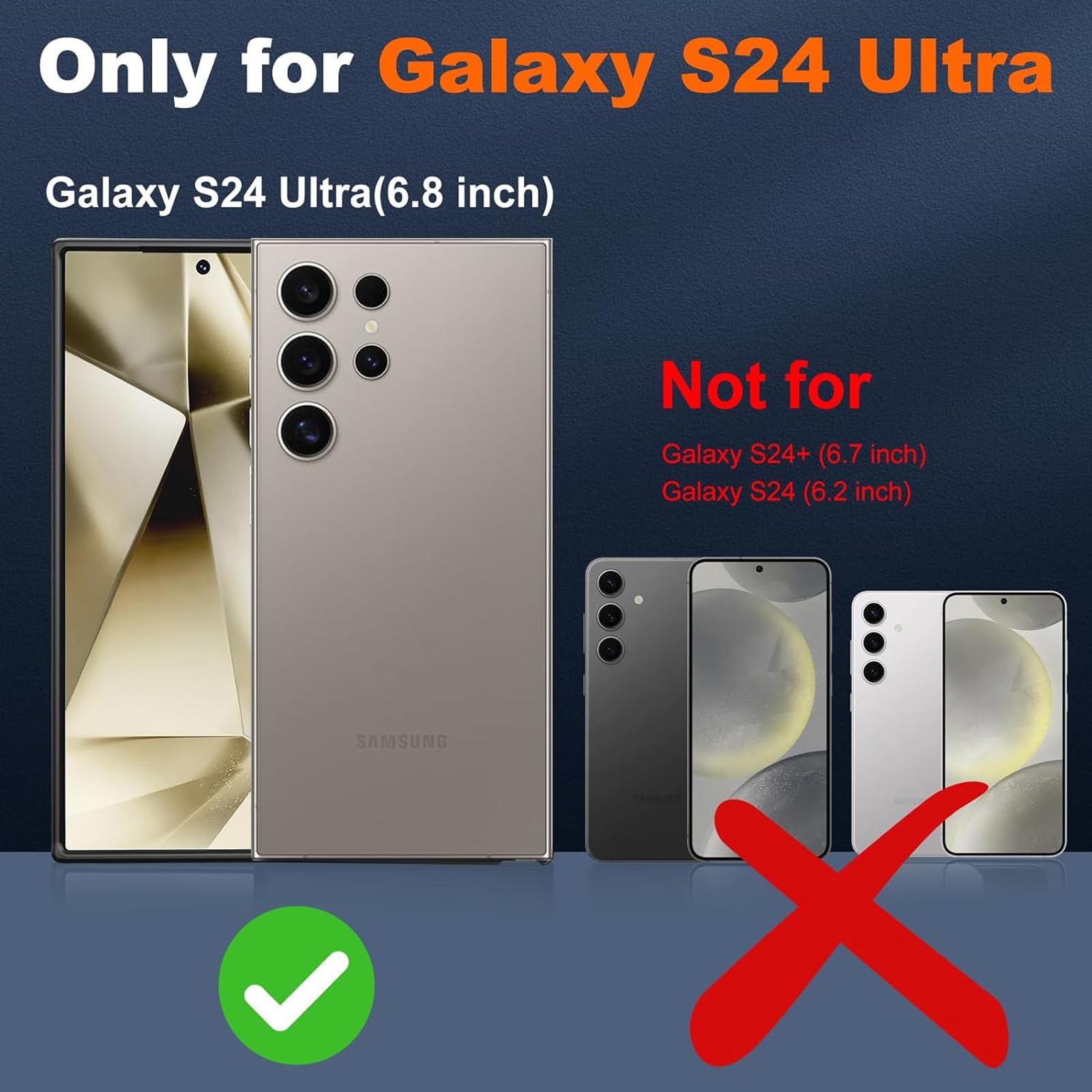 Battery Case for Galaxy S24 Ultra,12000mAh Portable Protective Smart Wireless Charging Case Support Carplay Compatible with Galaxy S24Ultra(6.8 inches)Rechargeable Extended Battery Charger Case(Black)