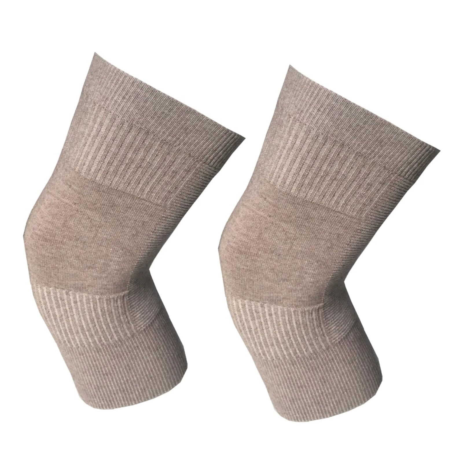 ginocchiere Scaldamuscoli elastici for le gambe Four Seasons for uomo e donna (1 paio)(Brown,M)