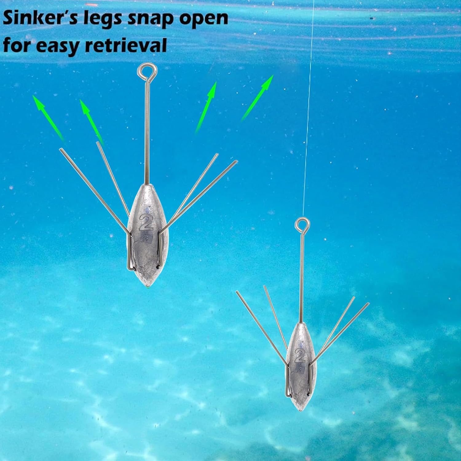 5 pesi da pesca Sputnik Sinker piombo surf casting Spider Sinkers coda lunga attrezzatura da pesca per pesce gatto acqua salata spiaggia sabbia oceano