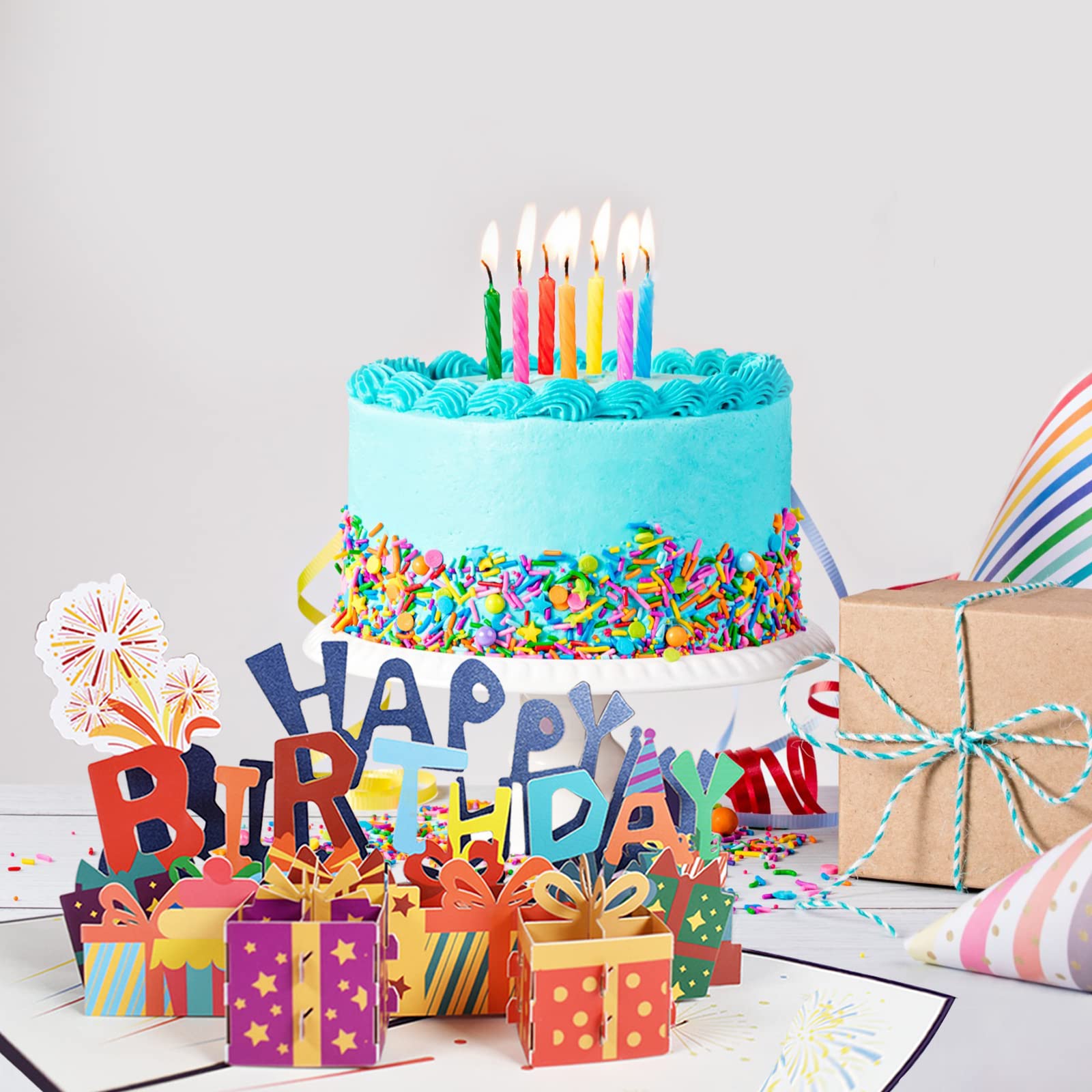 3D Pop-up Geburtstagskarte Für Ehemann - Mit Geschenkbox