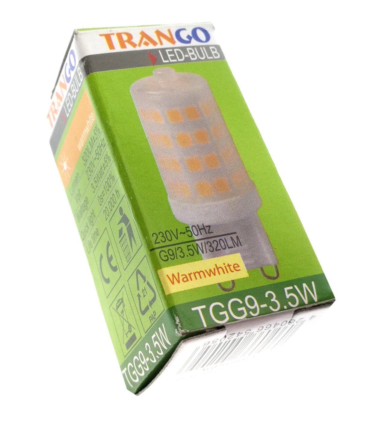 G9 LED Leuchtmittel 3,5 Watt – Energiesparend & Warmweiß (3er Pack)
