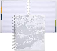 Vista 135 de Talia - Cuadernos de notas con tapas, planificador, personalizables, (Floral azul, Junior 18633 (5.5 pulgadas x 8.5 pulgadas))