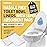 Lunderg Toilet Liners with Lemon Scented Super Absorbent Pads - Value Pack 50 Count Universal Fit - Disposable Toilet Bags - Convert any Home, Boat or Camping WC into a Dry Flush - Emergency must have