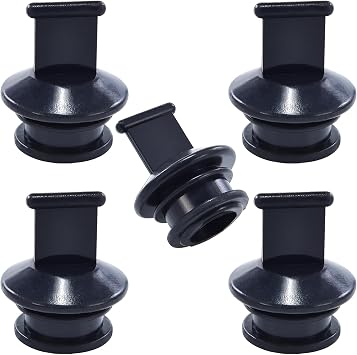 5 Pack Push-in Boat Drain Plug Replacement for Boat f/1-1/8 Push-in Drain Plug Thru-Hull, The Push-in Boat Drain Plug Stopper for Livewell Boat Plug Effectively Prevent Water Overflow