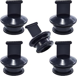 5 Pack Push-in Boat Drain Plug Replacement for Boat f/1-1/8 Push-in Drain Plug Thru-Hull, The Push-in Boat Drain Plug Stopper for Livewell Boat Plug Effectively Prevent Water Overflow