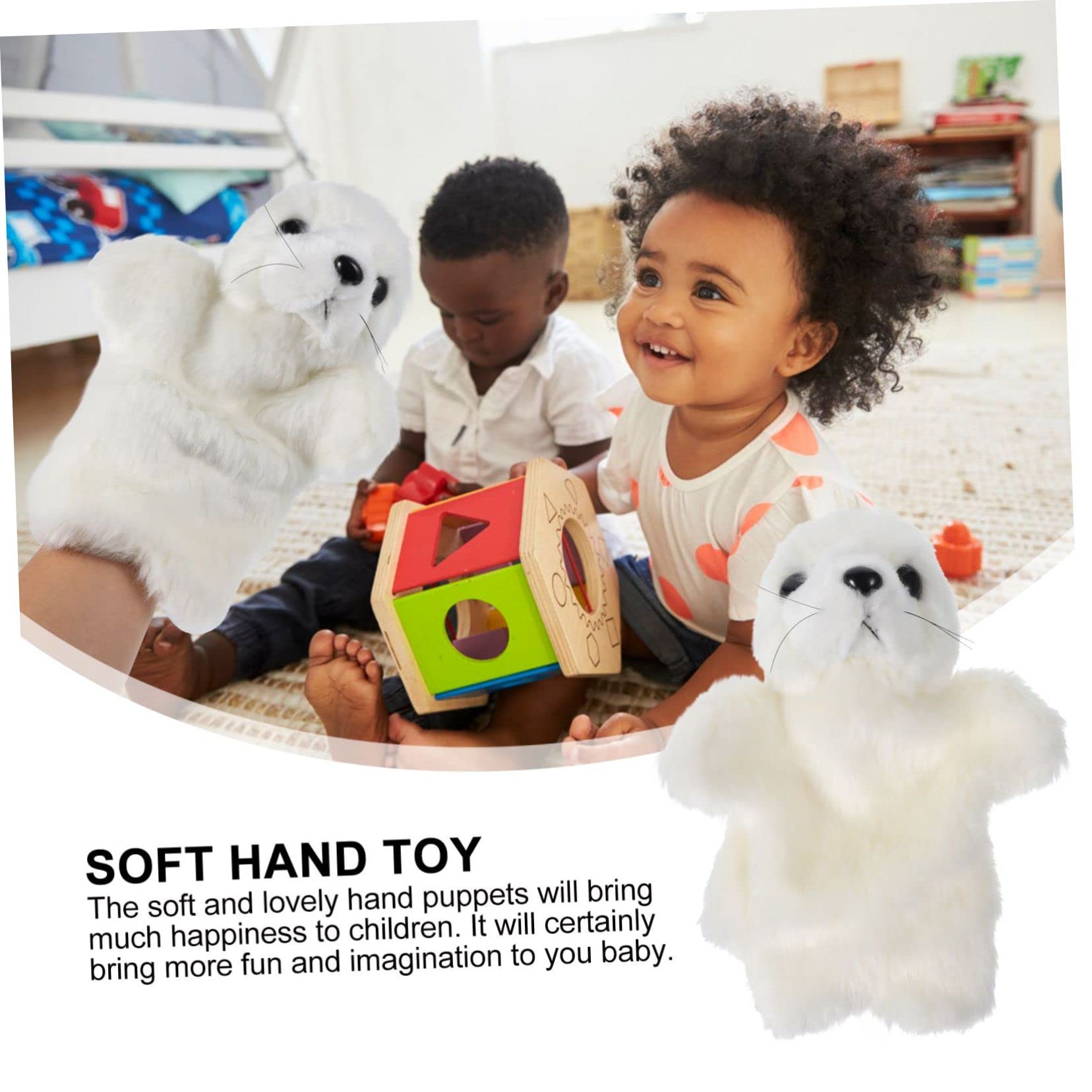 Toyvian 6pièces Marionnettes à Doigts Animaux pour Jouets Éducatifs De Rôle Amusants