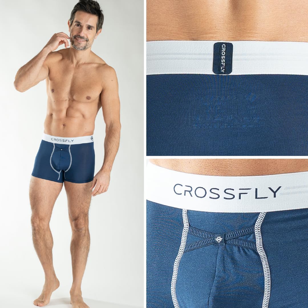 IKON X Men’s Underwear 3" Trunk Boxer Briefs, 24 Hour Comfort and Innovative Access, No Chafe, Breathable and Soft - Image 2