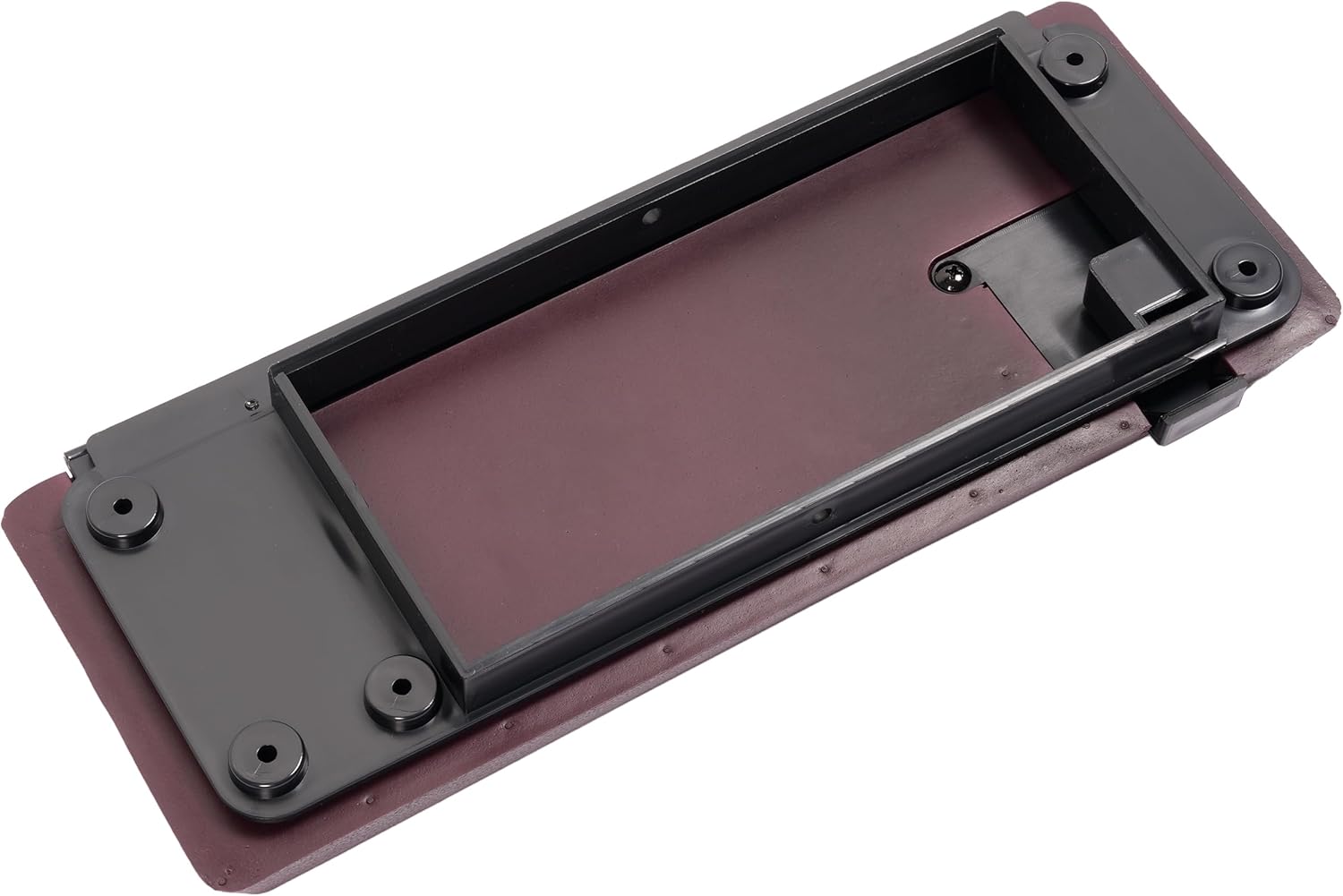 Console Door Lid Compatible with 1978-1988 Chevy Chevrolet El Camino Monte Carlo SS Malibu Plastic Maroon