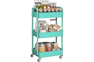 Sywhitta Rolling Utility Cart for Kids - The Perfect Storage Solution