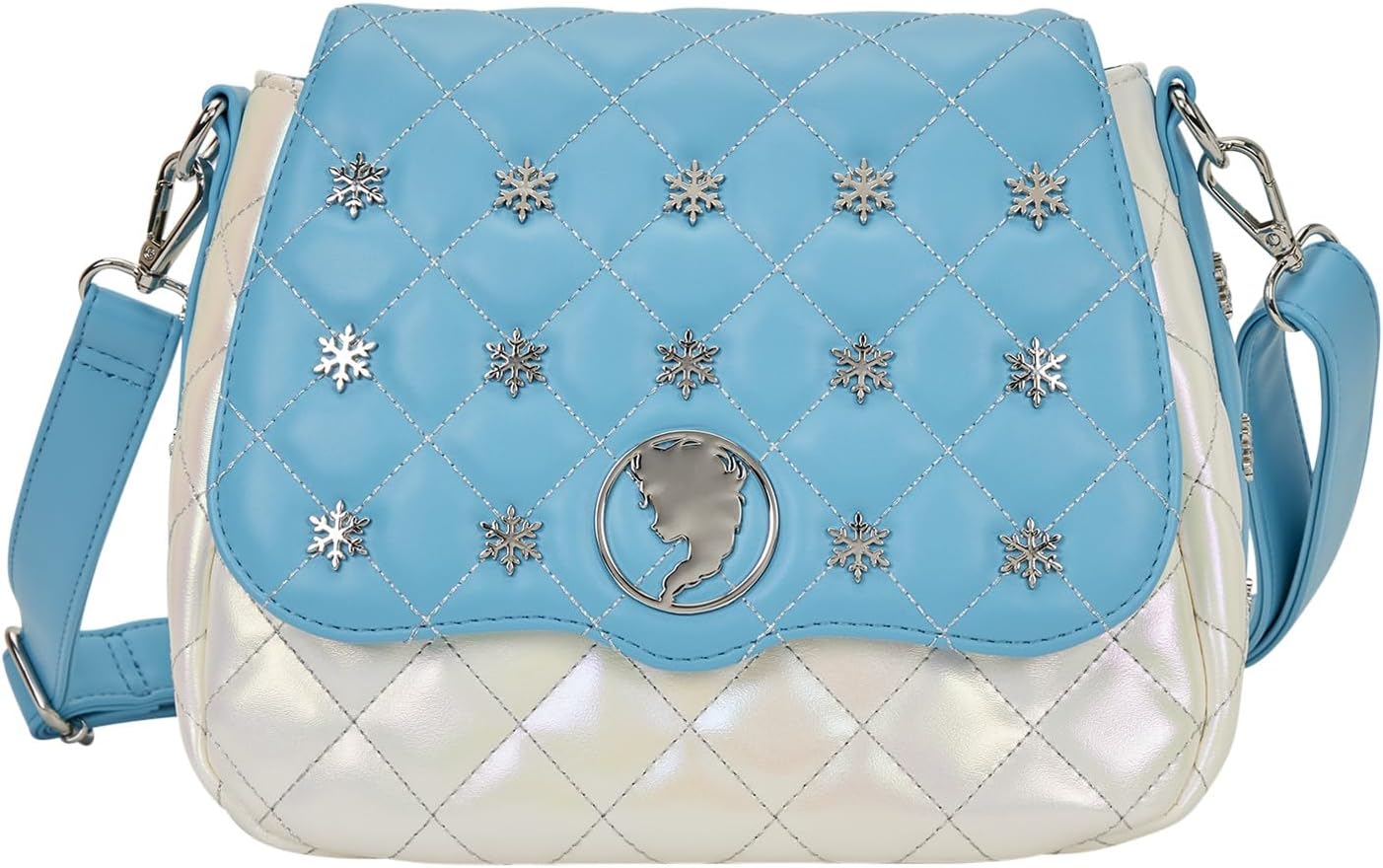 Loungefly Frozen Princess Elsa Pearlescent Crossbody Bag