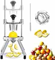 lemonページ Amazon.com: Commercial Lemon Cutter with V-Shaped 420
