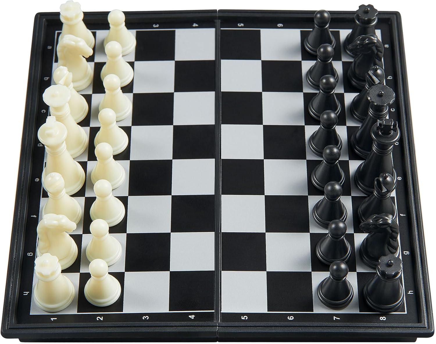 Mini Travel Chess Set - 5.1 Inhces Magnetic Portable Folding Chess Board Games for Kids - Small Pocket Chess Set(X-Small)