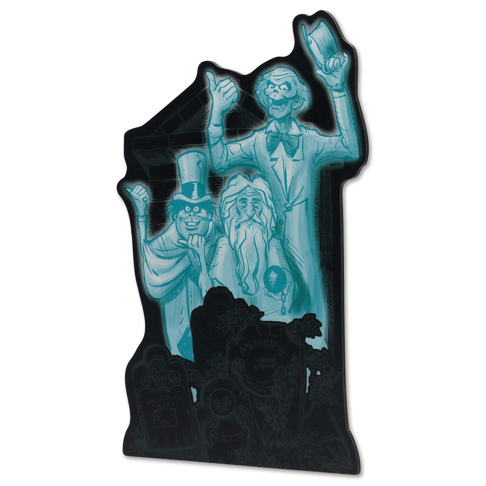 Amazon.com: Disney Haunted Mansion Hitchhiking Ghosts Metal Sign