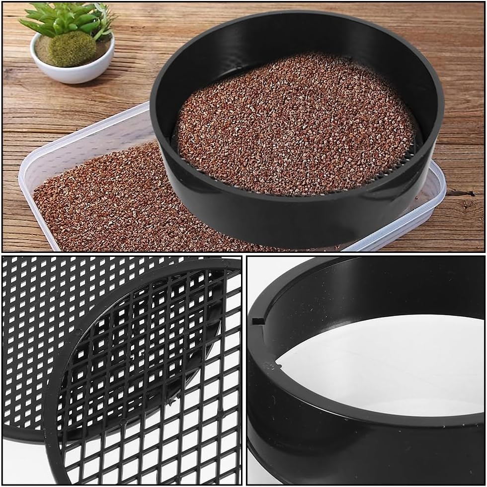 Plastic Garden Sieve Set with Three Mesh Sizes, 2 Sets image 5
