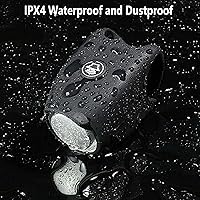 Vista 4 de Bocina de bicicleta eléctrica, campana de bicicleta de 100 dB, campanas de bicicleta súper fuertes, impermeables, múltiples modos de sonido