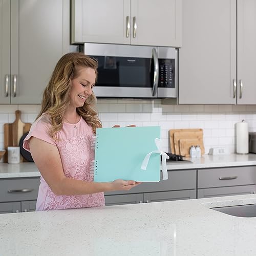 Miniatura 4 de Never Ever Land Álbum de recortes  Libro de recortes azul de 12 x 10 pulgadas. Suministros para álbumes de recortes, libro de recuerdos, libro de