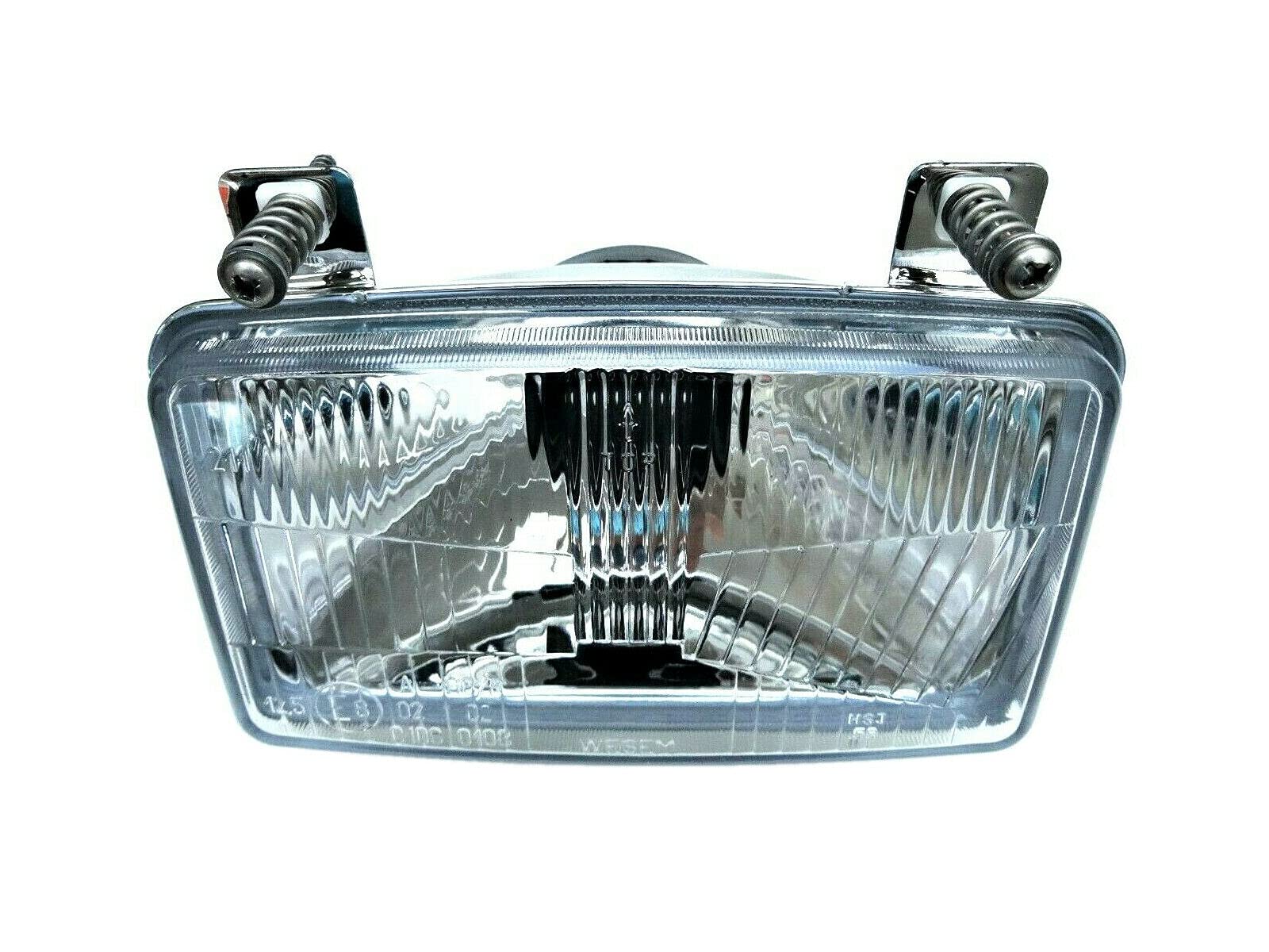 MelTruck 2x Faro H4 12V/24V Luz Larga y Corta para Tractor Deutz-Fahr Hurlimann Lamborghini Same IP54 E8