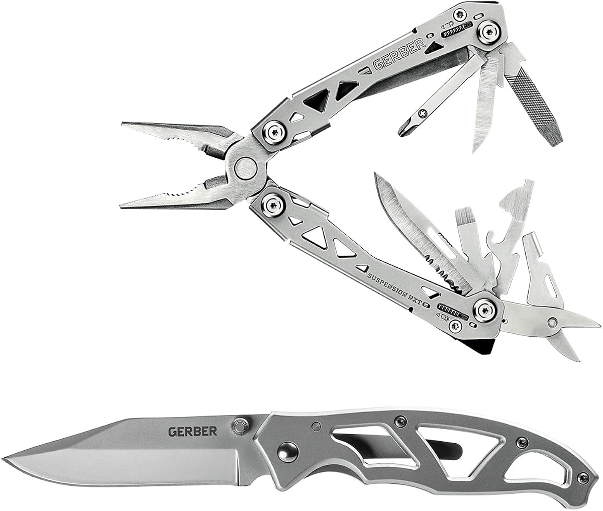 Gerber Gear 2 Piece Multitool and Knife Combo Tool Kit,31-003851