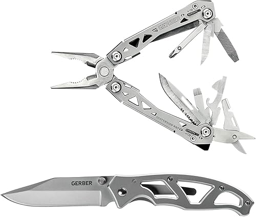 Gerber Gear 31-003851 - Kit de herramientas multiherramienta y cuchillo, 2 piezas