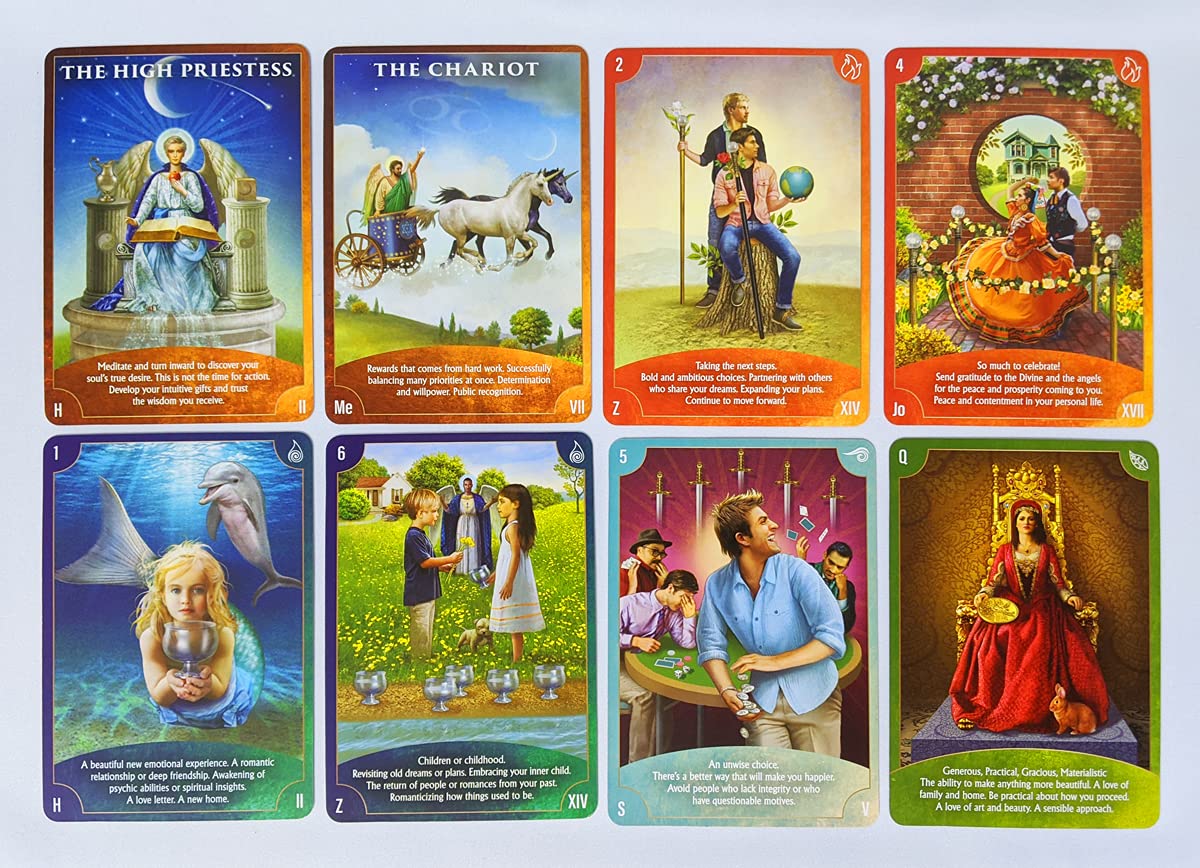 エンジェルウィズダムタロット Angel Wisdom Tarot: A 78-Card Deck and Guidebook: Valentine