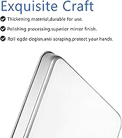 Vista 4 de 5 bandejas para hornear, bandeja para hornear de acero inoxidable, tamaño rectangular, 9 x 7 x 1 pulgada, saludables y no tóxicas, libres de óxido