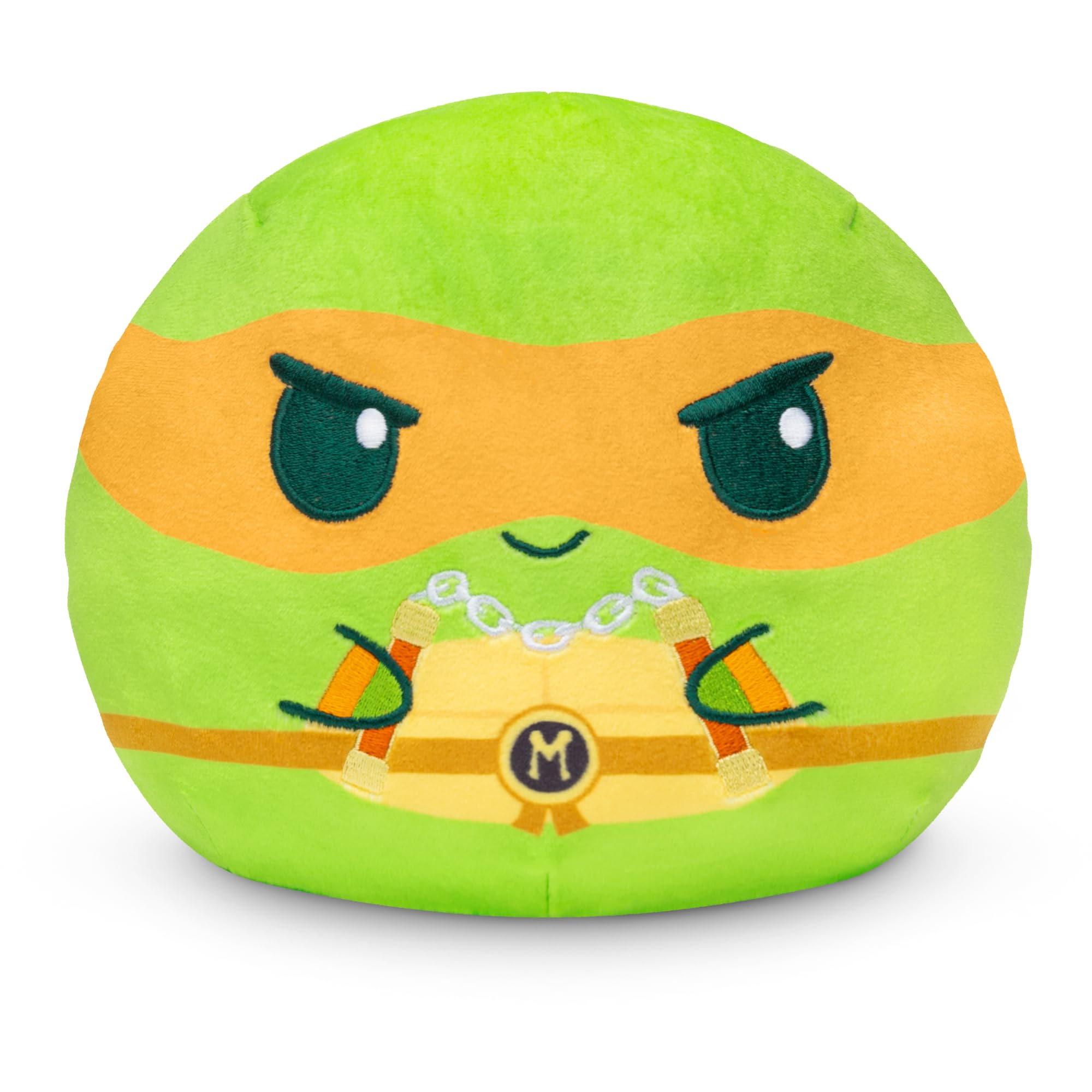 Teenage Mutant Ninja Turtles 6" Reversible Plushie - Michelangelo - Cute Kawaii Soft Stuffed Animal
