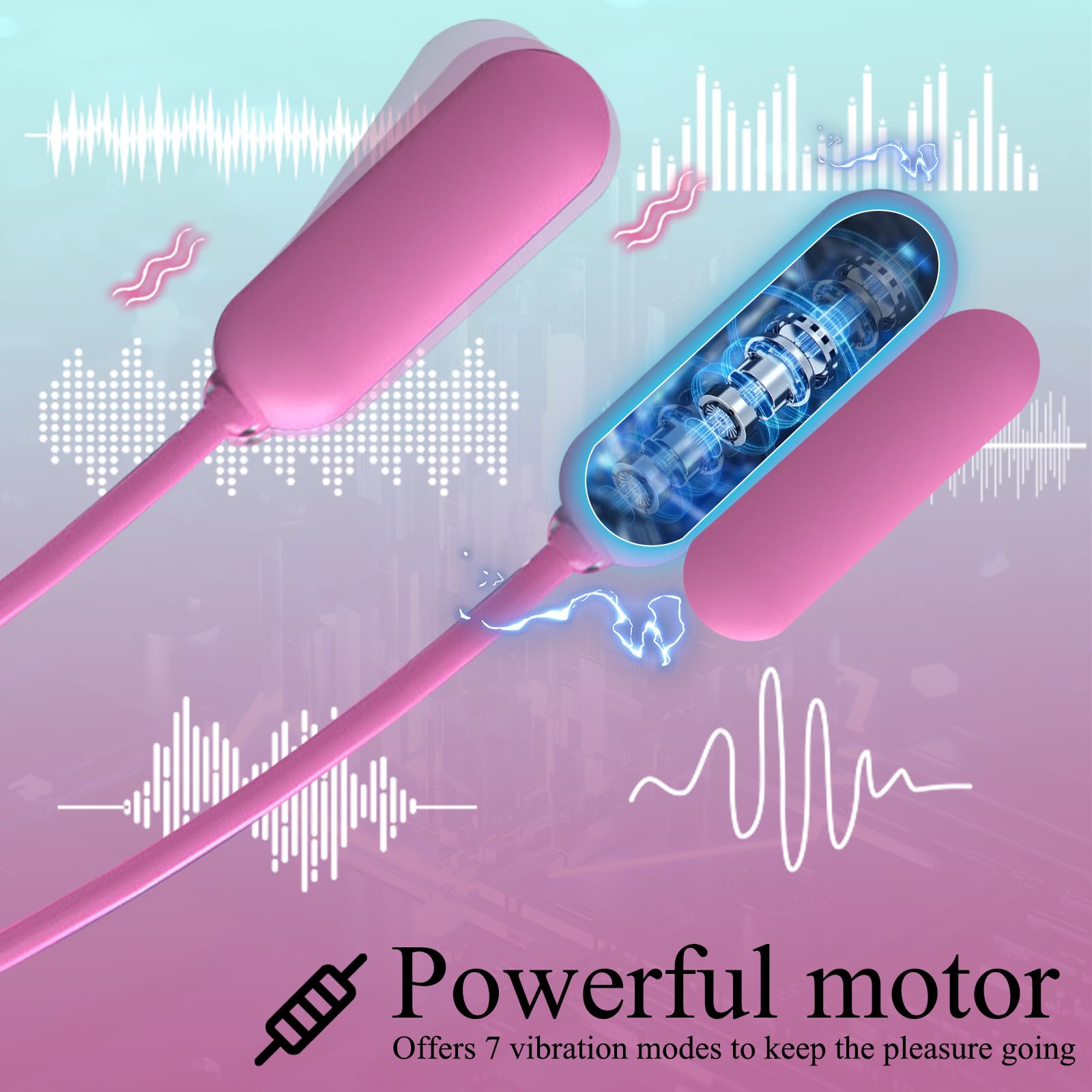 BDSMYEE Dilatatore Uretrale Pene con 7 Modalità di Vibrazione, Sonda Uretrale Vibratore Giocattoli Sessuali, Plug Uretrale Sextoys Masturbatore del Pene per Uomini