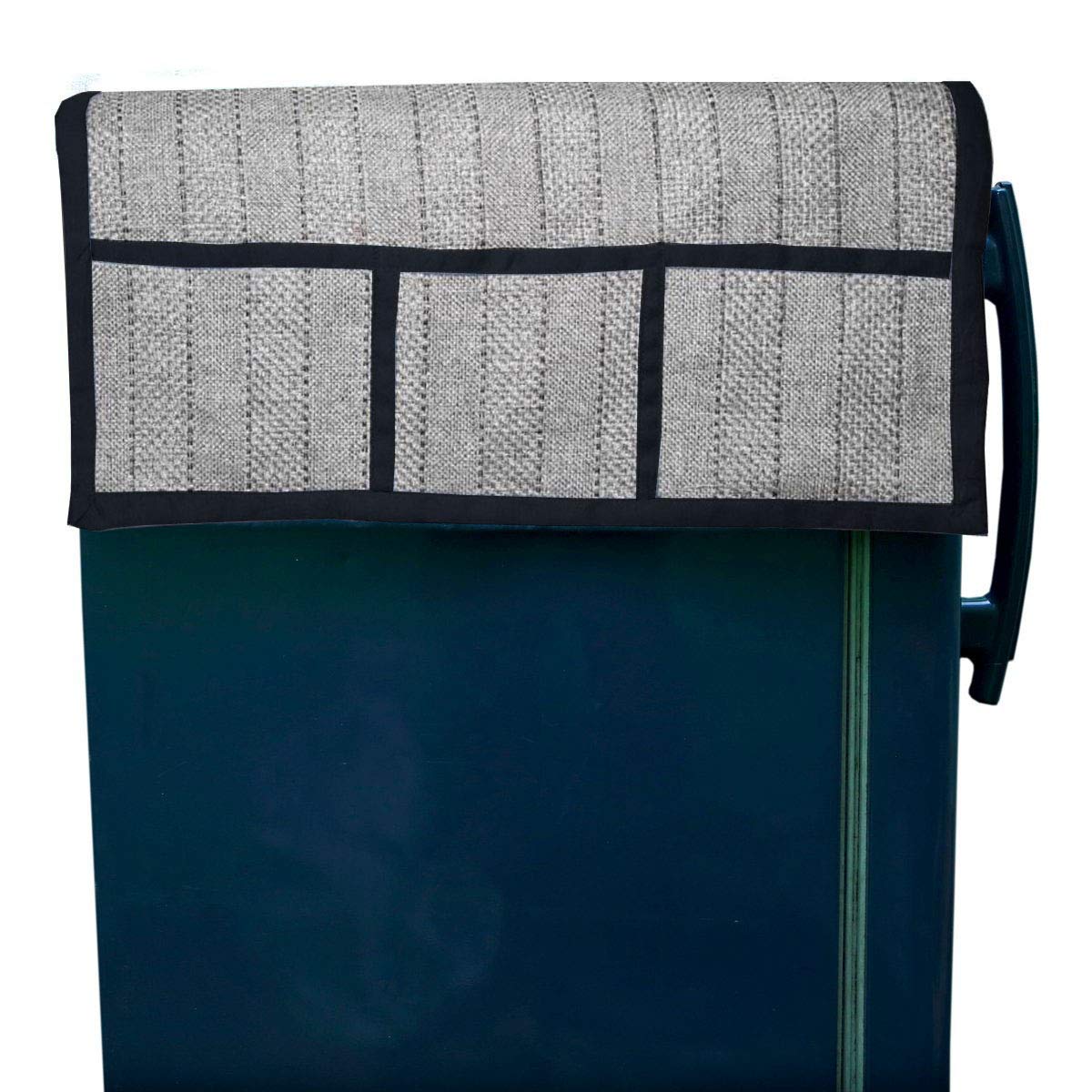 Kuber Industries FRIDGECOVERFR0253 Cotton Refrigerator Top Cover Set (Grey, Standard) (B0753FTHX5) Amazon Price History, Amazon Price Tracker