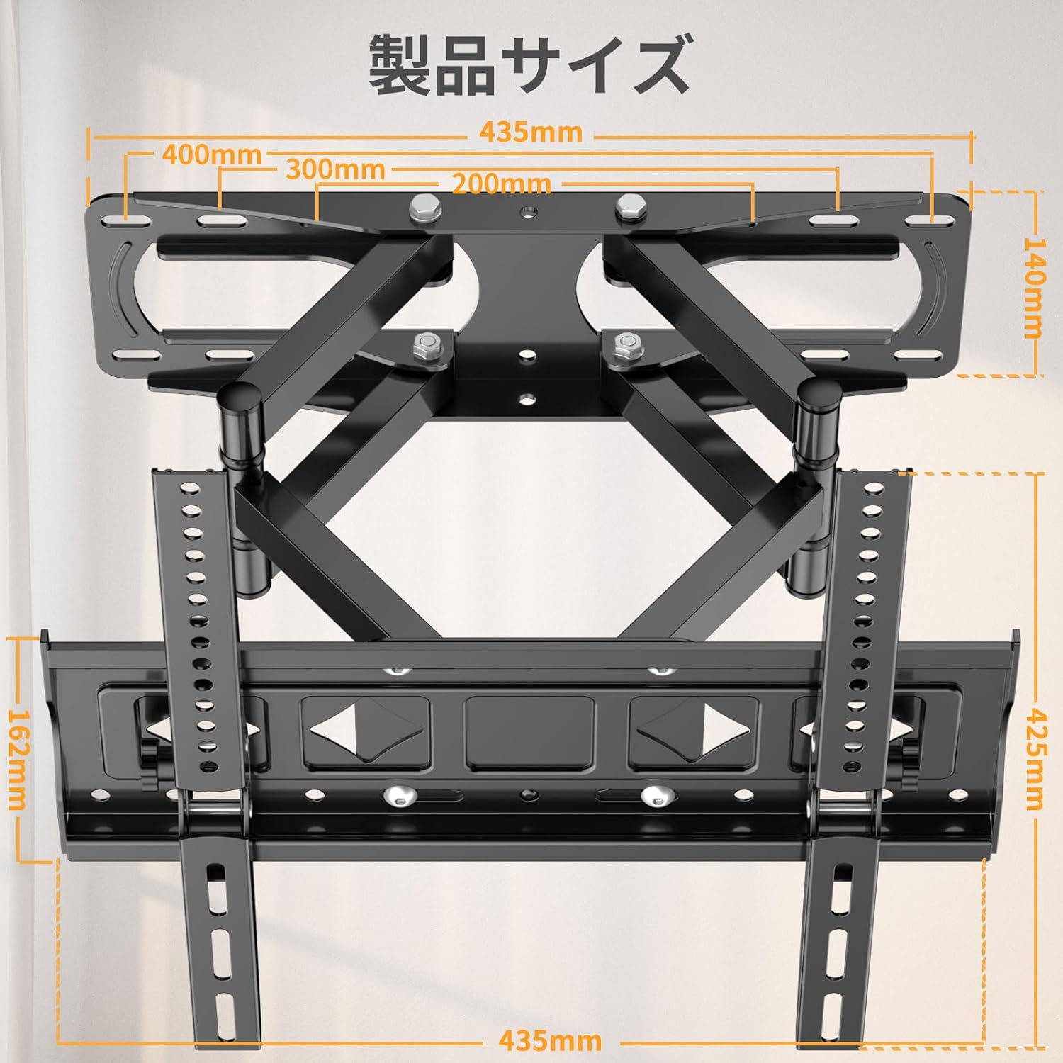 حامل تلفزيون بشاشة LCD 4K LED مقاس 26-65 بوصة من دبليو ان جيه ... - view 6