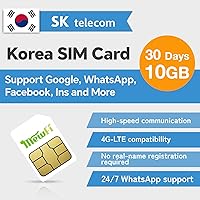 Vista 10 de Tarjeta SIM de Corea 14 días 1 GB/día - Activación fácil y soporte de Whatsapp 24/7 - para teléfonos inteligentes desbloqueados - Utiliza Google