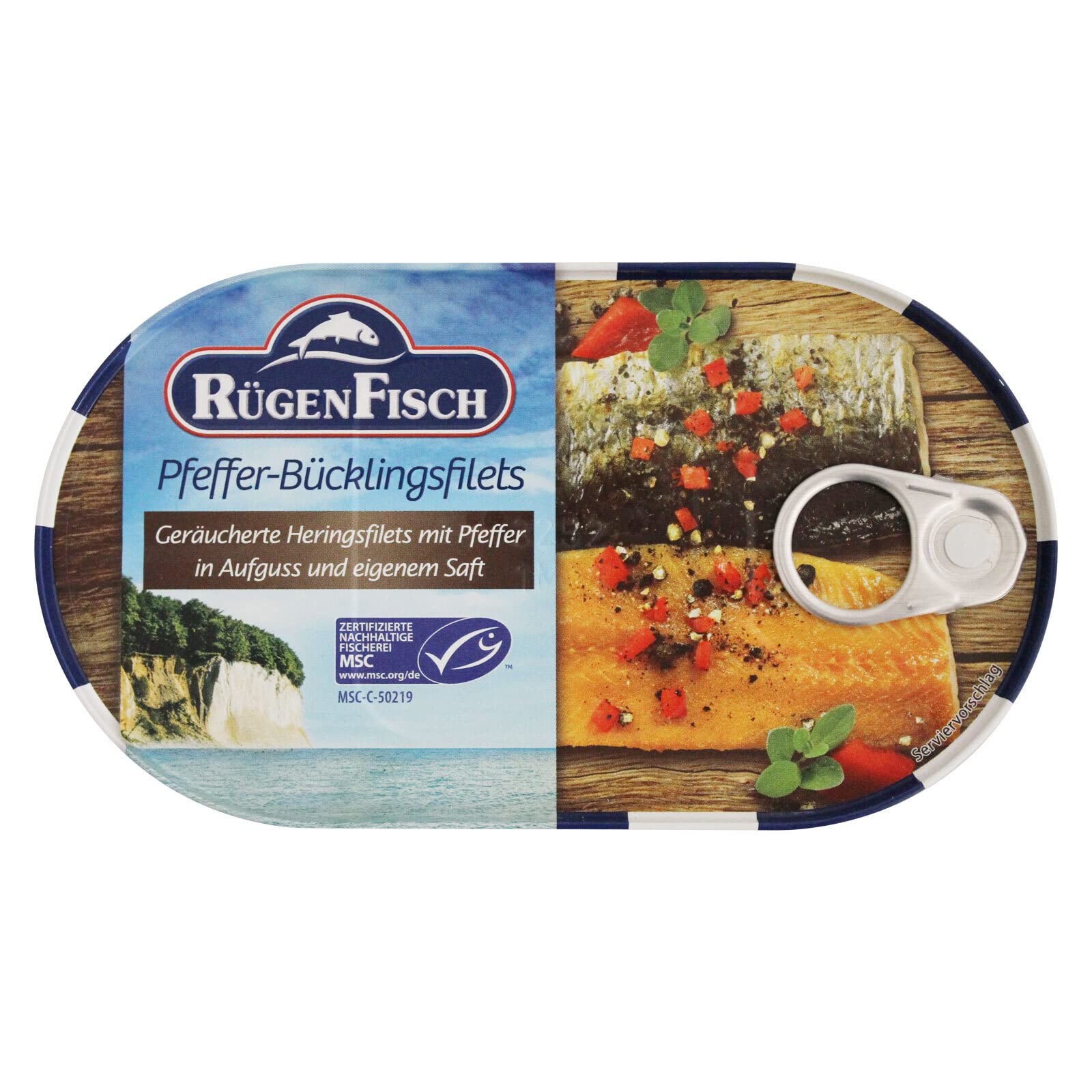 19er Pack Rügen Fisch Pfeffer-Bücklingsfilets (19 x 200 g)