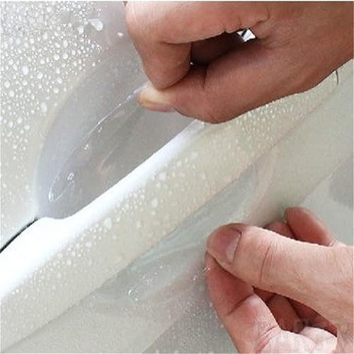 Miniatura 6 de Protector de arañazos para manija de puerta de automóvil, universal, impermeable, antiarañazos, calcomanías protectoras de vinilo transparente